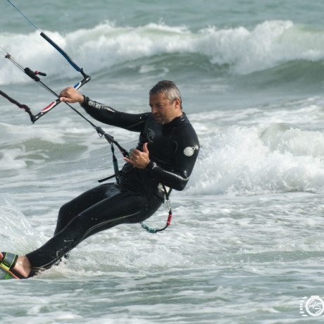 il saluto del kiter