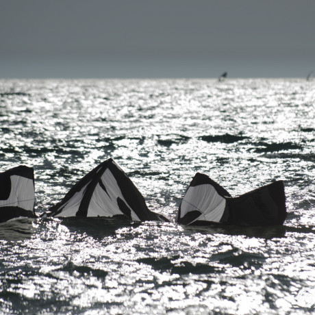 kite in acqua