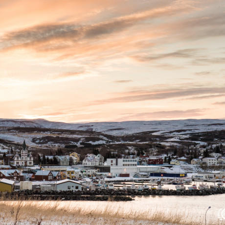 Husavik all'alba