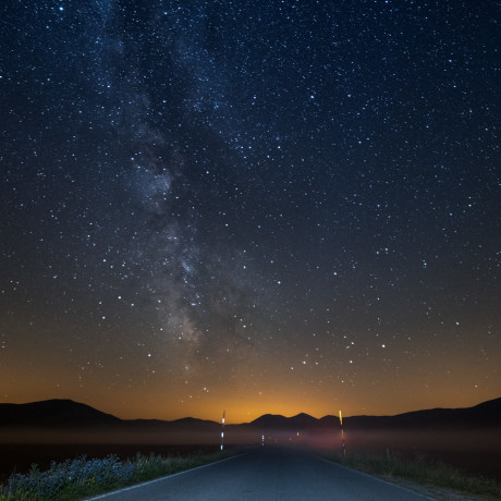 The road to milky way